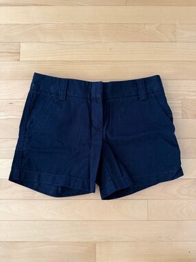 J. Crew Navy Blue Chino Shorts